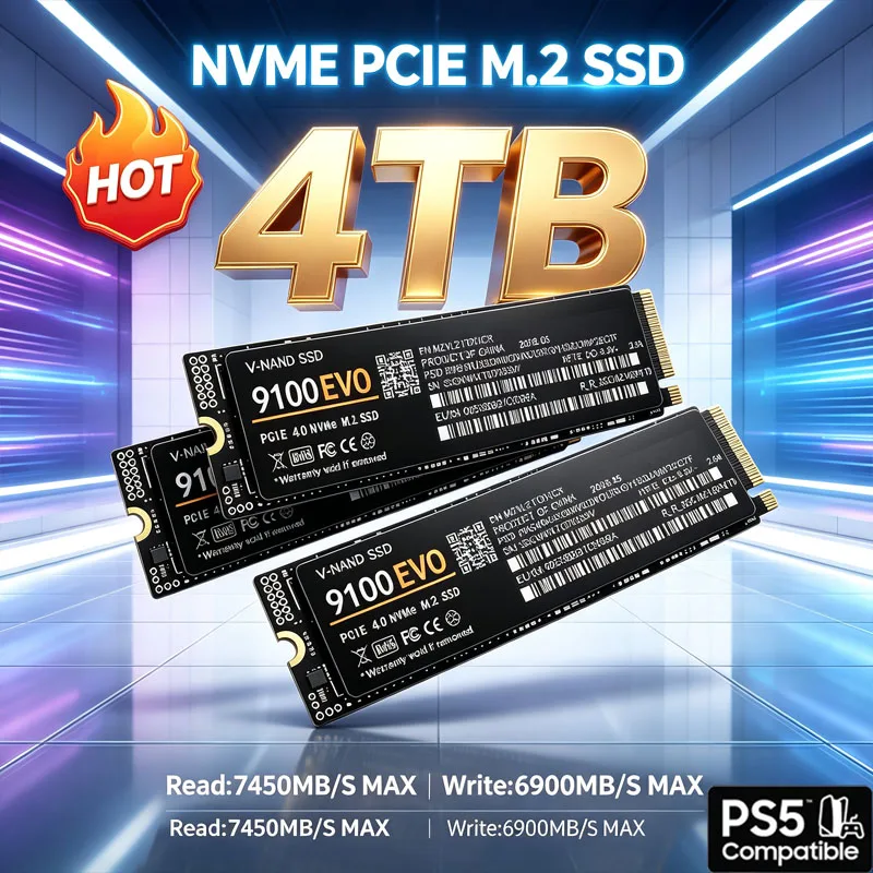 M.2 Nvme 4Tb Pcie 4.0 Ssd - Gaming M.2 NVMe SSD 9100 EVO