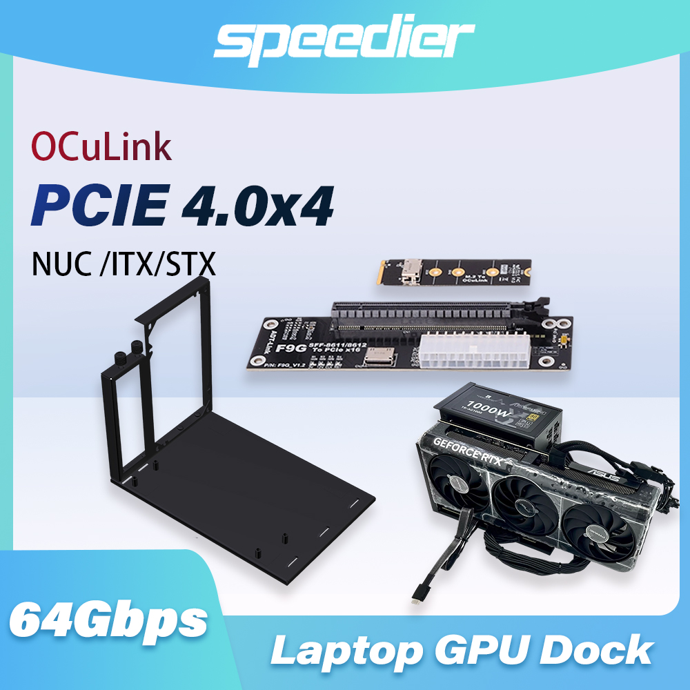 External Gpu Dock Pcie 4.0 Oculink - F9G 64Gbps OcuLink zu PCIE 4.0