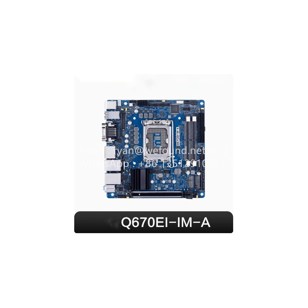 Lga 1700 Ddr5 Itx Motherboard - Q670EI-IM-A Mini-ITX-Motherboard LGA1700 Sockel für Prozessoren