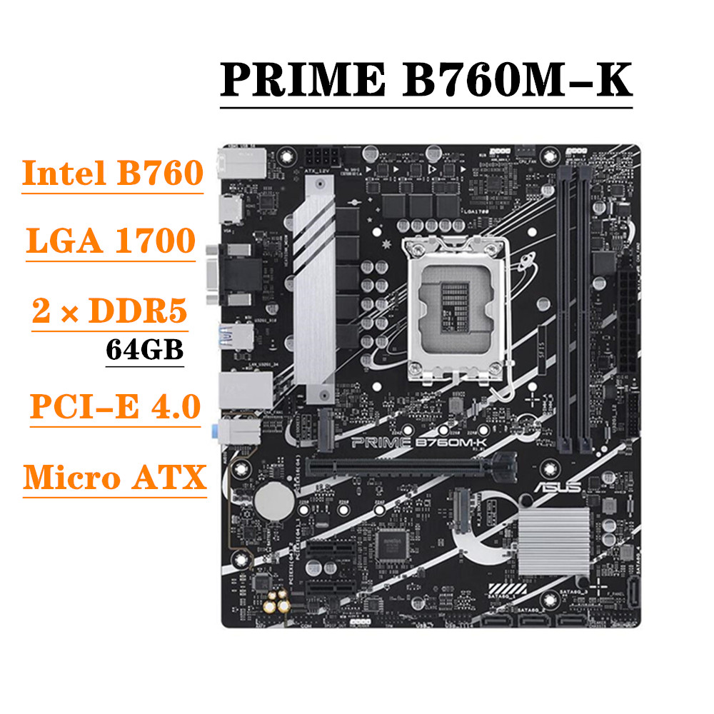 Lga 1700 Ddr5 Itx Motherboard - ASUS PRIME B760M-K Motherboard DDR5 Unterstützung