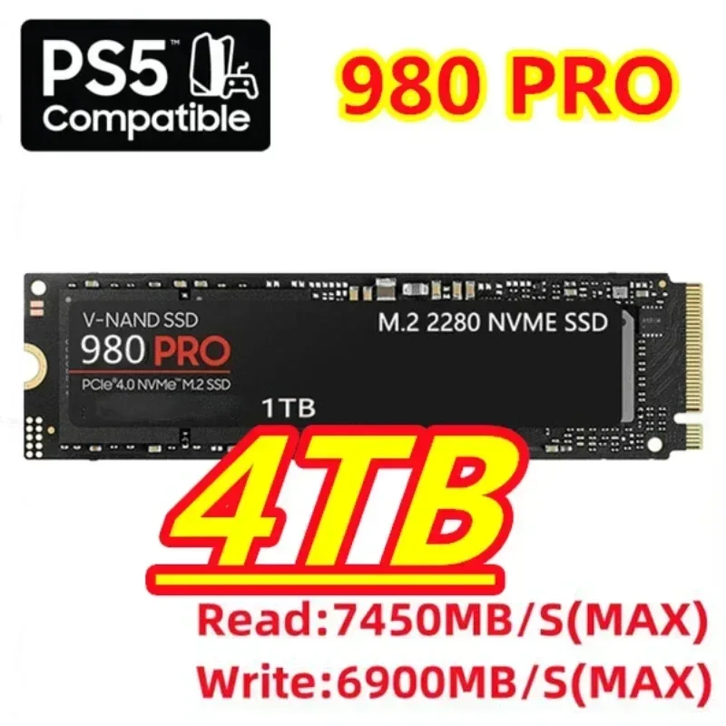 M.2 Nvme 4Tb Pcie 4.0 Ssd - Brandneue 980 Pro SSD 1TB 2TB