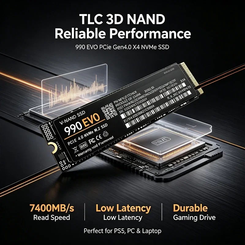 Gaming M.2 NVMe SSD 990 EVO PC – M.2 Nvme 4Tb Pcie 4.0 Ssd Bewertung und Preis