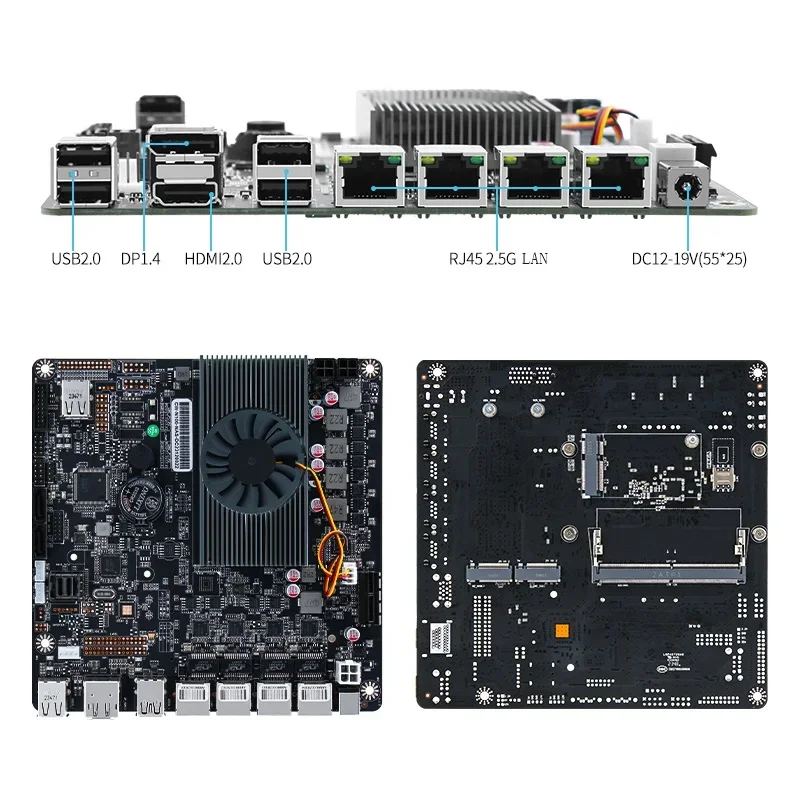 N100 NAS-Motherboard 2x M.2 NV – Nas Motherboard N100 6 Sata Bewertung und Preis