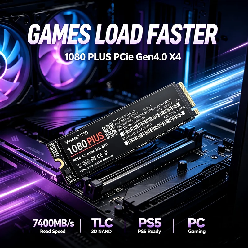 Gaming M.2 NVMe SSD 1080 PLUS  – M.2 Nvme 4Tb Pcie 4.0 Ssd Bewertung und Preis