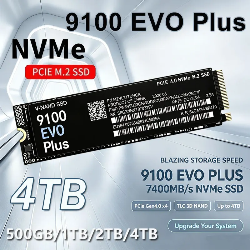 9100 EVO Plus M.2 NVMe SSD 1TB – M.2 Nvme 4Tb Pcie 4.0 Ssd Bewertung und Preis