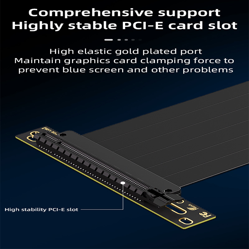 TEUCER Vertikale GPU-Montageha – Pcie 4.0 X16 Riser Cable 90 Degree Bewertung und Preis