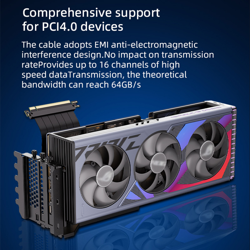TEUCER Vertikale GPU-Montageha – Pcie 4.0 X16 Riser Cable 90 Degree Bewertung und Preis