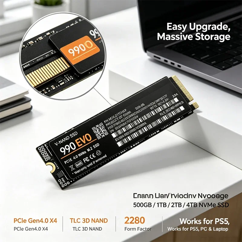 Gaming M.2 NVMe SSD 990 EVO PC – M.2 Nvme 4Tb Pcie 4.0 Ssd Bewertung und Preis