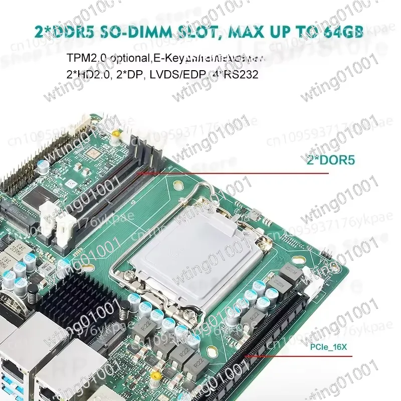 für 13. Generation Mini-ITX-Mo – Lga 1700 Ddr5 Itx Motherboard Bewertung und Preis