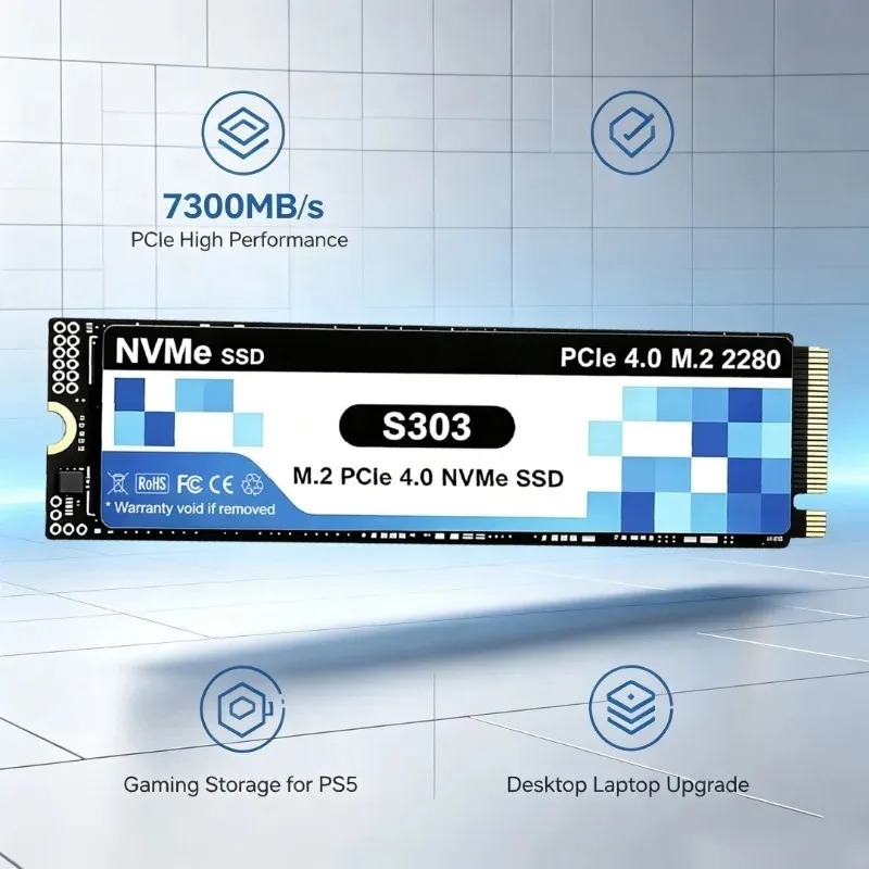 S303 PCIe 4.0 M.2 NVMe SSD 500 – M.2 Nvme 4Tb Pcie 4.0 Ssd Bewertung und Preis